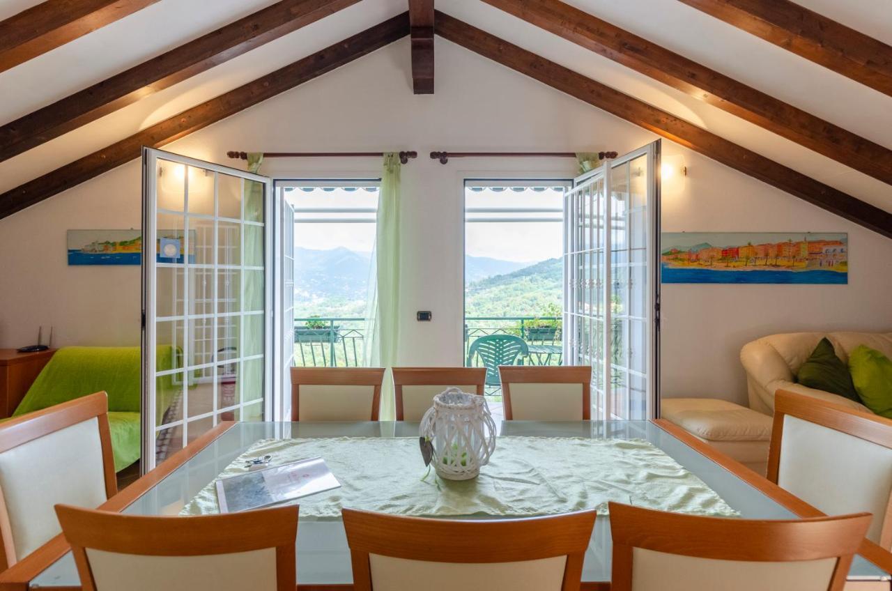 Ca' Do Pescou, Charming 2,Bedroom Apartment With Stunning Hill Views Overlooking The Greenery Ραπάλο Εξωτερικό φωτογραφία